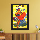 Nassau Jet Leinwanddruck (Insitu (Wohnzimmer))