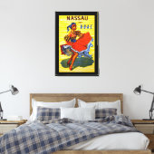 Nassau Jet Leinwanddruck (Insitu (Schlafzimmer))