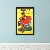 Nassau Jet Leinwanddruck (Insitu (Holzboden))