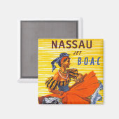 Nassau Jet Magnet (Vorderseite/Rückseite)