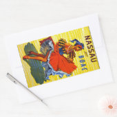 Nassau Jet Rechteckiger Aufkleber (Umschlag)