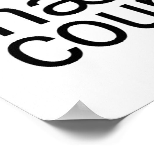 Nassau Landkreis Long Island Phonetische Rechtschr Poster (Ecke)