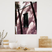 Nassau Library Pastell Pink Poster Print (Küche)