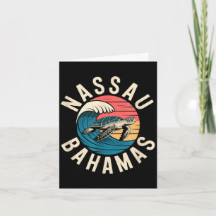 Nassau Meeresschildkrötenpalme Bahamas Strand  Karte