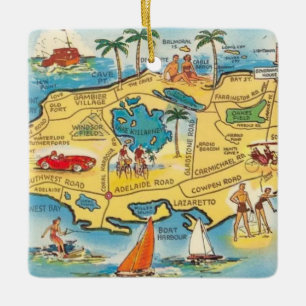 Nassau - New Providence Keramikornament