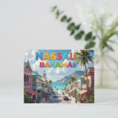 Nassau Postkarte (Stehend Vorderseite)