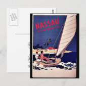 Nassau Postkarte (Vorne/Hinten)