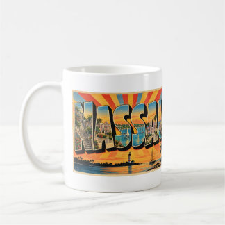Nassau Queen's Staircase Hafen Kolonial Vintage  Kaffeetasse