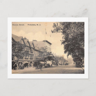 Nassau St., Princeton, New Jersey Vintage-Postkart Postkarte
