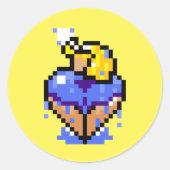 Nassaufkleber Runder Aufkleber (Vorderseite)