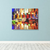 Nasse Bar Abstrakt Leinwanddruck (Insitu (Holzboden))