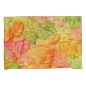 Nasse Blätter des Herbstes Kissenbezug (Vorderseite-Rechts)