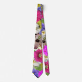 Nasse Blumenblatt-Krawatte Krawatte (Vorderseite)