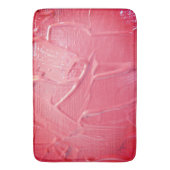 Nasse Farbe rosa pfirsichfarbene Tropfstruktur Badematte (Vorderseite Vertikal)