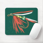 "Nasse Fly #2" Trout Fly Mousepad (Mit Mouse)