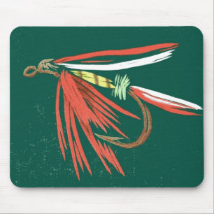 "Nasse Fly #2" Trout Fly Mousepad