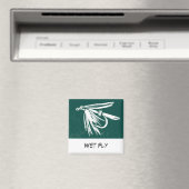 "Nasse Fly" Fliegenfischen Art Magnet (In Situ (Geschirrspüler))