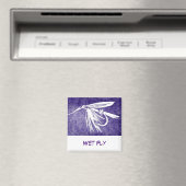 "Nasse Fly" Fliegenfischen Art Magnet (In Situ (Geschirrspüler))