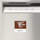 "Nasse Fly" Fliegenfischen Art Magnet (In Situ (Geschirrspüler))