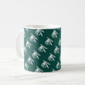 "Nasse Fly Green" geteerte Trout Fly Tasse (Vorderseite Links)