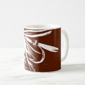"Nasse Fly on brawn" Klassische Trout Fly Tasse (VorderseiteRechts)