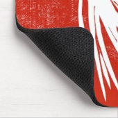 "Nasse Fly - Red" Klassische Trout Fly Mousepad (Ecke)