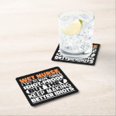 Nässe Ich versuche, Dinge Cool zu machen Lustige S Rechteckiger Pappuntersetzer (Vor Ort)