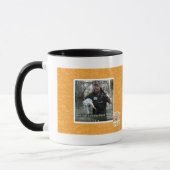 Nasse Katze und Gewehr Tasse (Links)