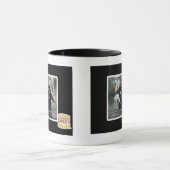 Nasse Katze und Gewehr Tasse (Zentrum)