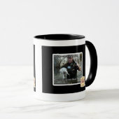 Nasse Katze und Gewehr Tasse (VorderseiteRechts)