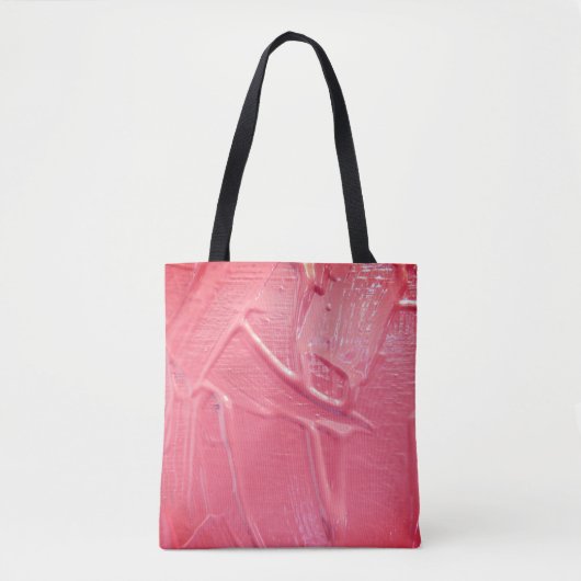 Nasse Korallenfarbe pink Tasche (Vorderseite)