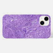 Nasse Lila Moderne Abstrakt Case-Mate iPhone Hülle (Rückseite (Horizontal))