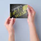 Nasse metallische Imitate Textur Tropfen Flyer (Gruppe)