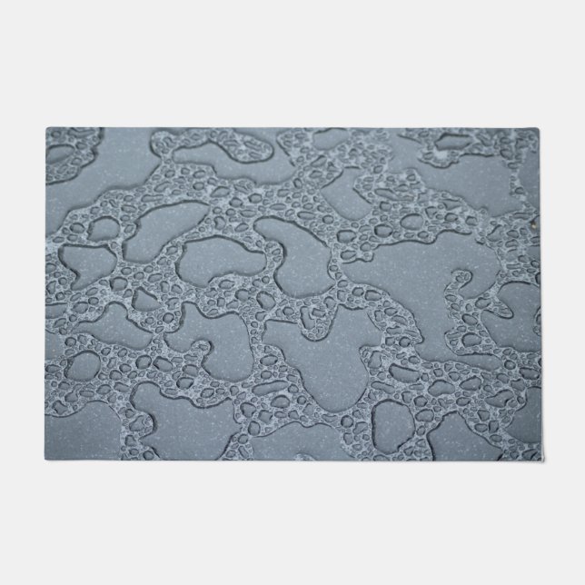 Nasse Regengüsse (Raindrops) Fußmatte (Vorderseite)