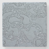 Nasse Regengüsse (Raindrops) Steinuntersetzer (Vorderseite)