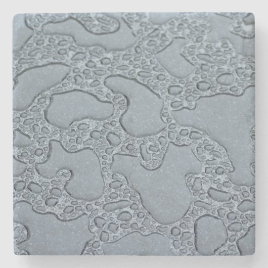 Nasse Regengüsse (Raindrops) Steinuntersetzer (Vorderseite)