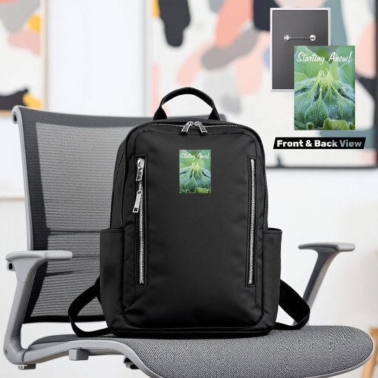 Nasse Sonnenblume-Knospen-Nahaufnahme-Fotografie Button