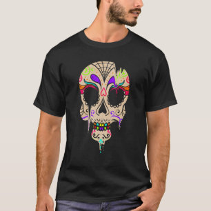 Nasse Tropfen aus dem Zuckerschädeltag der Deka T-Shirt