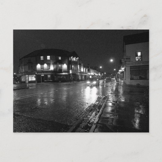 Nasser Abend, Salisbury Road Cardiff (2) Postkarte (Vorderseite)