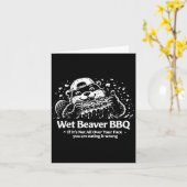 Nasser Biber Bbq Karte (Gelbe Blume)