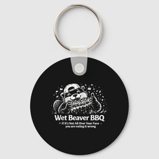Nasser Biber Bbq Schlüsselanhänger (Vorderseite)