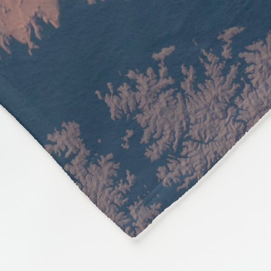 Nasser Fleecedecke (Ecke)