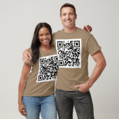 Nasser Furz QR-Code-Witz-Meme T-Shirt (Unisex)