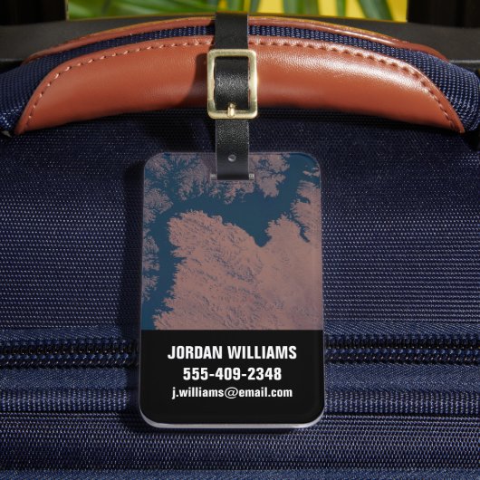 Nasser Gepäckanhänger (Vorderseite Insitu 2)