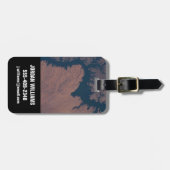 Nasser Gepäckanhänger (Vorderseite horizontal)