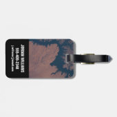 Nasser Gepäckanhänger (Rückseite horizontal)