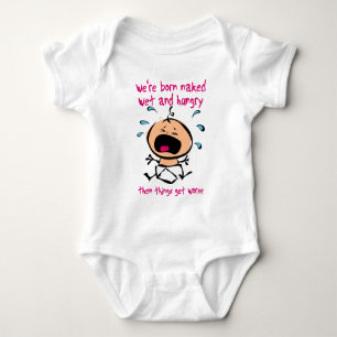 Nasser Hungriger Baby Schläfer Kriecher Strampler