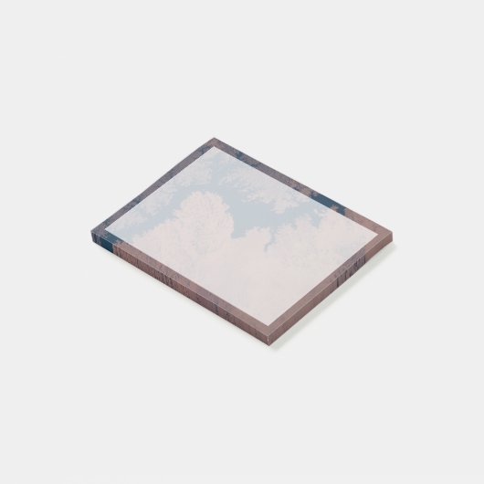 Nasser Post-it Klebezettel (angewinkelt)