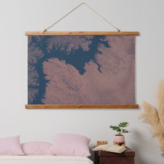 Nasser Wandteppich Mit Holzrahmen (Schlafzimmer)