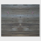 Nasses hölzernes Planken-Packpapier Geschenkpapier (Flach)